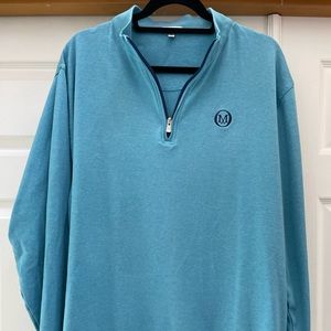 Peter Millar golf club half-zip sweater